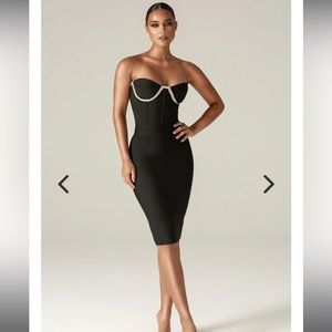Like new bandage dress with crystals!